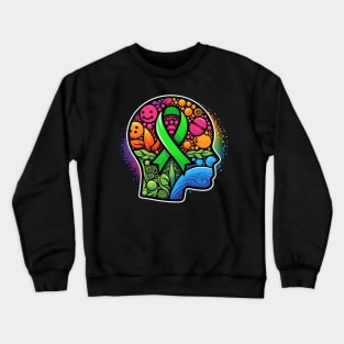 Empowerment & Healing: A Journey to Mental Wellness Crewneck Sweatshirt